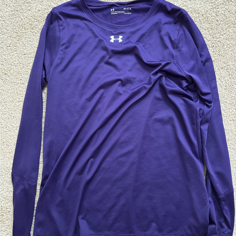 Under Armour Deep Purple Long Sleeve Top